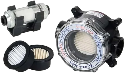 Filtros de vácuo VTF e VFS